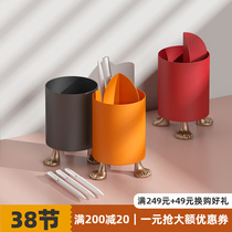 Empty meow meow] Japanese creative personality simple children's student small pen container office desktop net red storage box