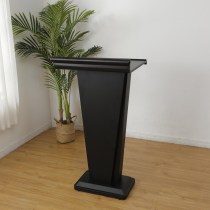 Welcome station property restaurant stainless steel podium white front desk leader cert metal guest reception sentry box