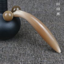 Natural horn board scraping roller instrument Plucker female facial massager beauty instrument v face lifting and tightening