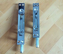 Buyang security door latch 6 inch 7 inch square head stainless steel dark plug female pair open door up and down the world Bolt