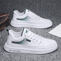 X0ANTA0C mens shoes summer breathable thin 2021 New Youth casual white one pedal shoes leather shoes