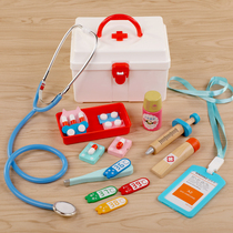 Childrens simulation little doctor toy set toolbox girl baby House nurse injection appliance stethoscope