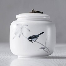 Tea cans Ceramic large half a catty storage tank sealed cans Puer black tea green tea tea cans packaging sealed cans