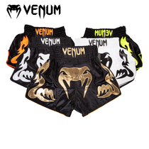 venum Venom Muay Thai Fighting Sanda Fighting Training Competition Mens and Womens Shorts Thai Boxes Sports Pants