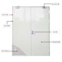 Fire door Class-A safety acceptance insulation B Class engineering door fire channel piping well GRP C class hotel