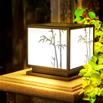 Patio Post Headlights Outdoor Villa Solar Energy Entrance headlights Outdoor Door column light Large doorway waterproof walled light