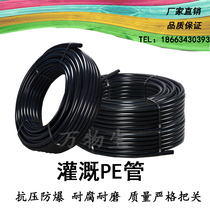 Black PE coil factory direct sales greenhouse hanging fruit tree ground plug micro-spray drip irrigation pipe Agricultural water-saving irrigation pipe