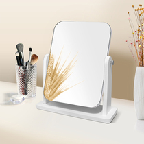 Net red wooden desktop makeup mirror dormitory female desktop portable large student small mirror folding home vanity mirror