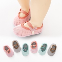 Baby floor socks summer thin mesh breathable non-slip shoes and socks baby toddler socks childrens early education socks men and women