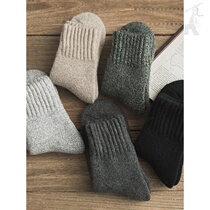 Socks mens socks thick and velvet warm wool socks wool socks towel socks snow super thick stockings winter