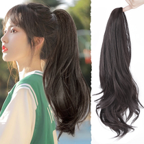 Pony-tailed wig female summer grab clip-type long curly hair high ponytail braid simulation natural strap micro-roll wig ponytail