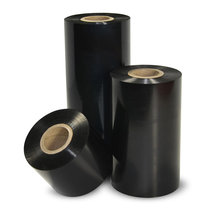 Wax-based ribbon 110mm 300m 40 50 60 70 80 90 100 barcode label tag shelf sign printer self-adhesive ribbon