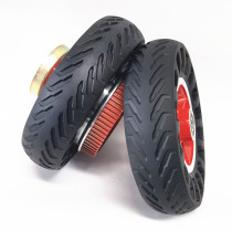 8-inch dolphin upgrade electric car 200x50 front wheel rear honeycomb solid wheel tire inner tire tire tire accessories