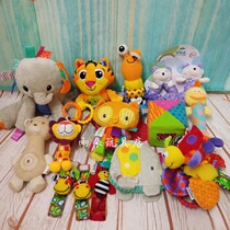 Clearance e full 30 foreign trade surplus single orphan baby toy rattle car hanging peace towel cloth book toy