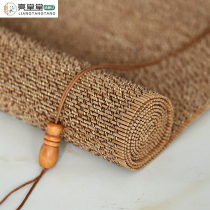 High shading bamboo curtain curtain bamboo curtain curtain bamboo curtain curtain partition balcony living room tea room Sino Japanese style