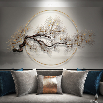 New Chinese light luxury style wall decorations pendant restaurant background wall pine porch hanging wall decoration wall wall decoration