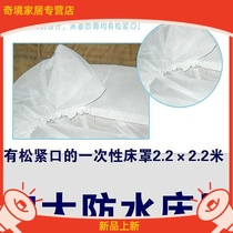 Hotel family high-quality composite non-woven disposable large disposable waterproof bedspread elastic tape sheets cat urine