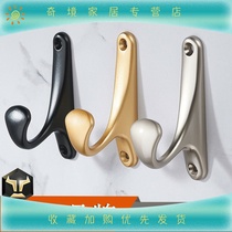Light and luxurious without punching in door clothes hanging clothes hook wall door rear wall-mounted wall Xuan locked into the family door shelve hook