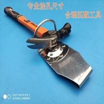 Tool belt hanger aluminum hammer shelf woodworking claw hammer set hammer wrench adhesive hook running bag hammer