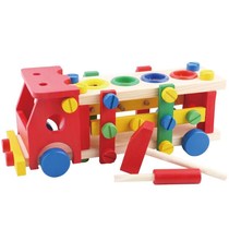 Children screw toys disassembly and assembly engineering vehicle boy hands-on ability baby Nut Assembly detachable large particles