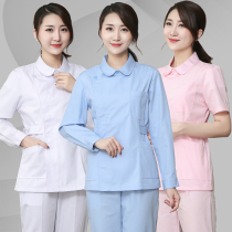 Nurse uniform Women summer short sleeve split set long sleeve round neck short dental dental care worker two-piece work clothes