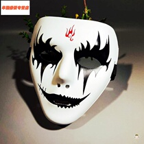 Horror smile mask male clown Christmas decoration literal street dance Halloween men and women full face Golden adult grimace