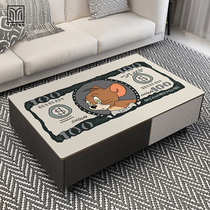 (leather table mat) Nordic creative home pvc rectangular dining table tea table tablecloth waterproof oil-proof wash-free thick