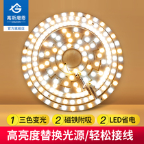 Gauss Meen invisible fan light three-color variable light led light source 42 inch 36 inch special light ring light source 72W48w