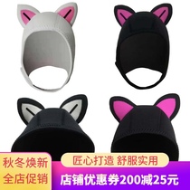 Male and female 3mm cartoon diving headgear professional warm cold and cute swimming cap waterproof mother winter swimming surfing hat