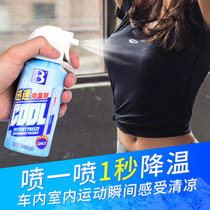 Rapid internal dry ice cooling agent artifact indoor cooling artifact spray car refrigeration coagulation agent instant coolant