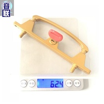  Three-push diamond mesh screen window lock Easy to remove and wash the middle frame anti-theft window hardware accessories two-point lock piece sand window handle lock