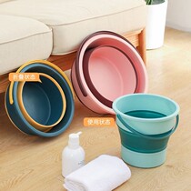 Folding bucket art fishing large capacity portable car car wash outdoor household water storage small thickening