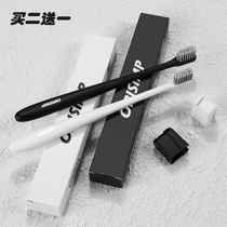 Soft hair toothbrush couple ultra-fine adult ultra-soft household small head men and girls special cute bamboo charcoal pair Japan