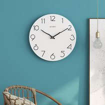 Wall clock living room bedroom clock Nordic personality creative clock quartz clock home mute simple ins Net Red Bell