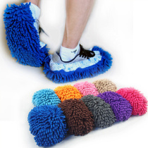 Shake sound Wang Zulan Lazy floor slippers set Floor lazy shoe cover rag mop cloth Shoe cover Mop head