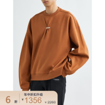 SALE]Ader Error 2021 summer men orange loose sweater NAP NET-A-PORTER