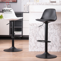 Bar stool Household high stool lifting chair Modern minimalist stool Front desk backrest high bar stool cashier bar chair