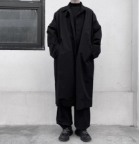 NormCoreMoment Ma Jiaqi with Yamamoto Yaoshi dark silhouette loose mid-length windbreaker jacket