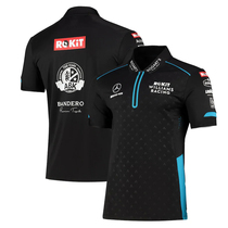 williams Mercedes Benz clothes f1 racing suit mens short sleeve T-shirt polo shirt embroidery williams car