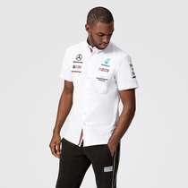 f1 racing suit T-shirt Mercedes Benz shirt shirt Short sleeve Polo shirt Custom clothes 4s shop overalls