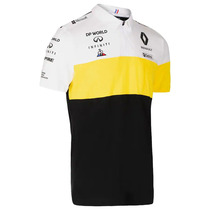 20 New Renault team clothes Polo shirt lapel f1 racing clothes T-shirt mens short sleeve car work clothes customization