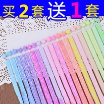 Star paper origami color luminous star paper fluorescent five-pointed star star weaving childrens hand