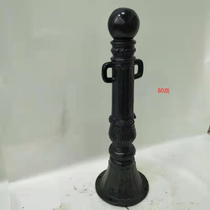 Cast iron Roman upright post ductile cast iron pedestrian barrier truck column riverway iron chain guardrails to make source manufacturer