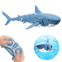 Mini wireless remote control shark charging speedboat submarine clownfish boys water Electric Boat toy fish
