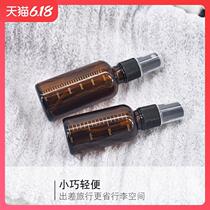 Spray bottle Small bottle Light-proof glass spray bottle Hydration spray bottle Alcohol portable toner bottle Cosmetic bottle