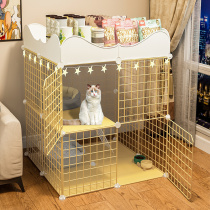 Cat cage home indoor super large free space kitten Villa cat house two-story small cat cage cat House