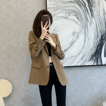 French Inn ethos Western suit jacket 2022 Spring autumn new senior design Sensation Fried Street Suit Jacket Woman