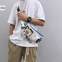 Chest Bag Men Ins Tide Signs Day Ensemble Casual Skew Satchel Boys Sports Purse Mens Summer Trend Little Satchel