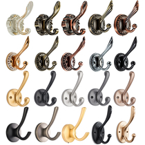 Hook Wall wardrobe Wall Wall clothes light luxury Wall single door metal tile perforated adhesive hook no hole