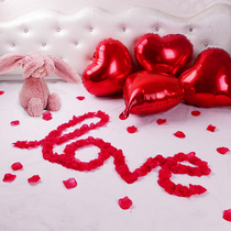 Simulation petal fake petal rose wedding confession hand flower decoration wedding flower flower flower decoration wedding flower flower petal making romantic arrangement